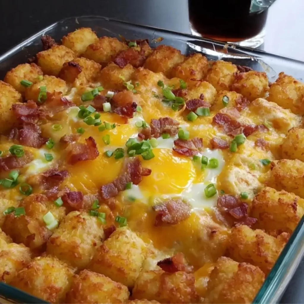Bacon, Egg, and Tater Tot Casserole