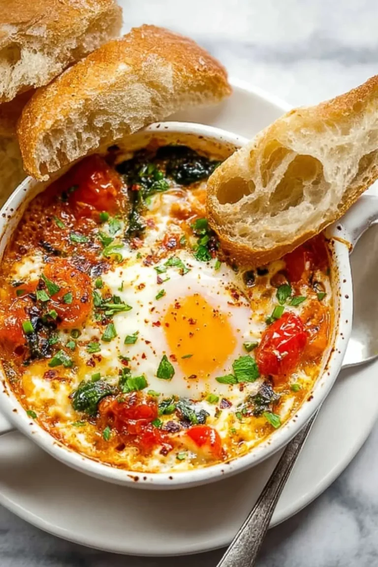 Baked Feta Eggs Recipe