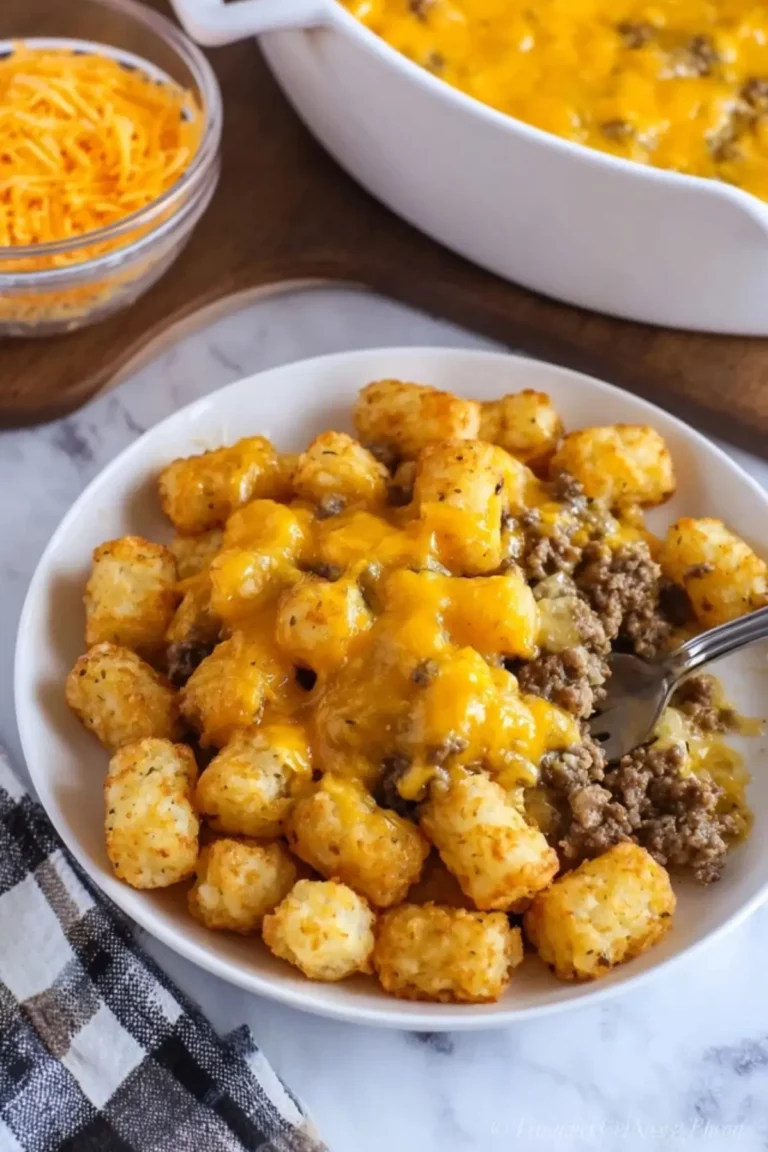 Cheesy Tater Tot Casserole