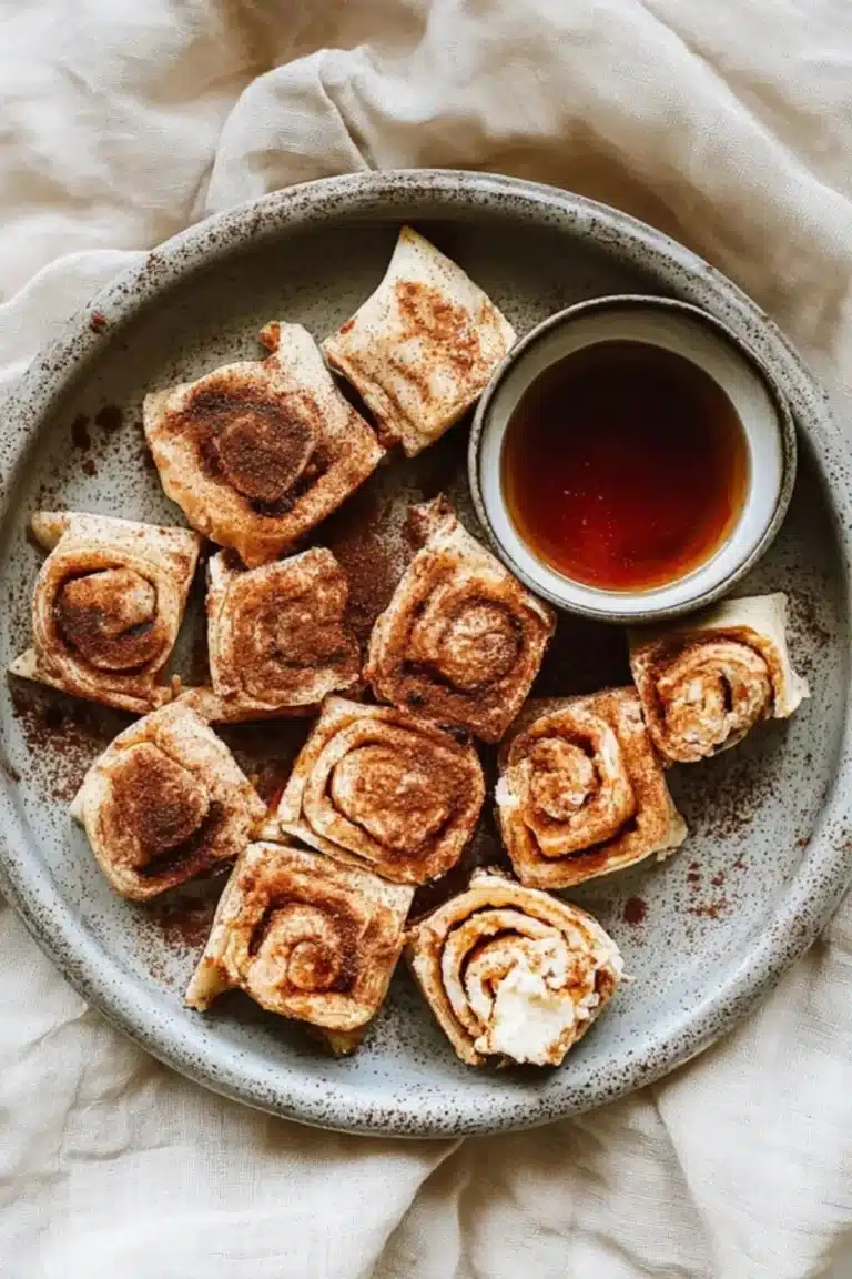 tortilla cinnamon rolls