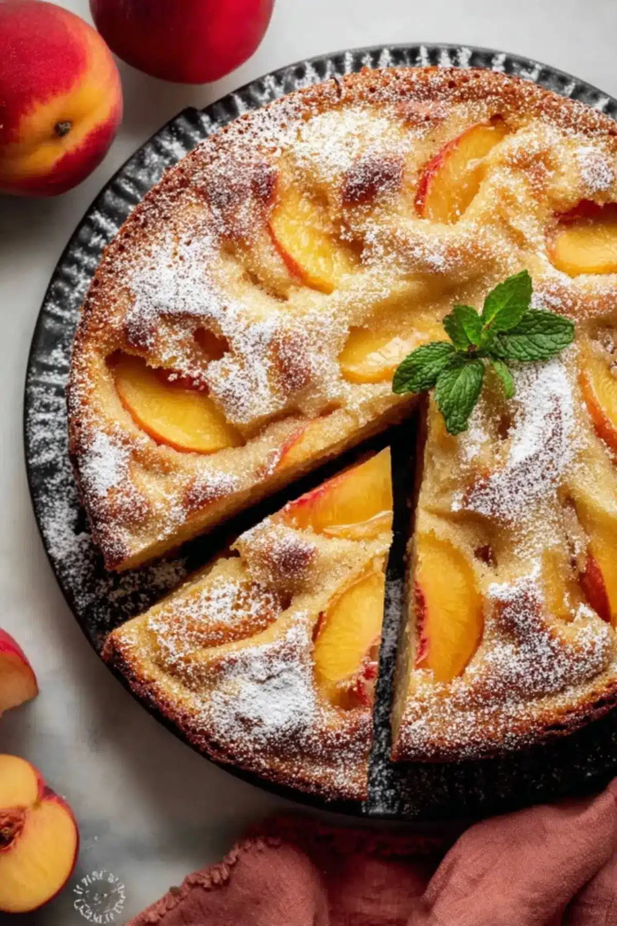 Fresh Peach Cake