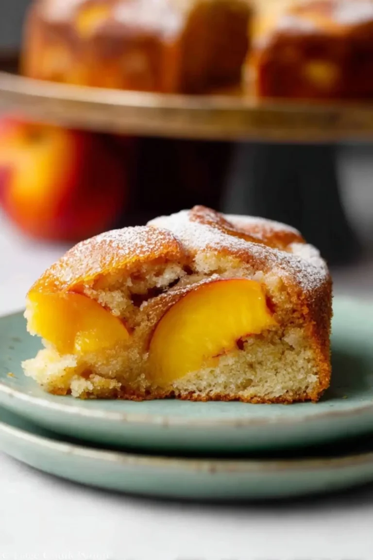 Fresh Peach Cake