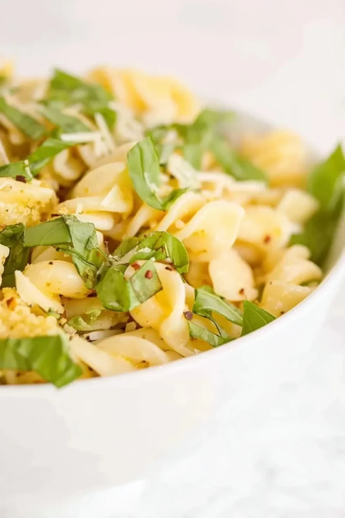 Basil Lemon Pasta Salad