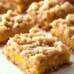 Peach Crumble Bars