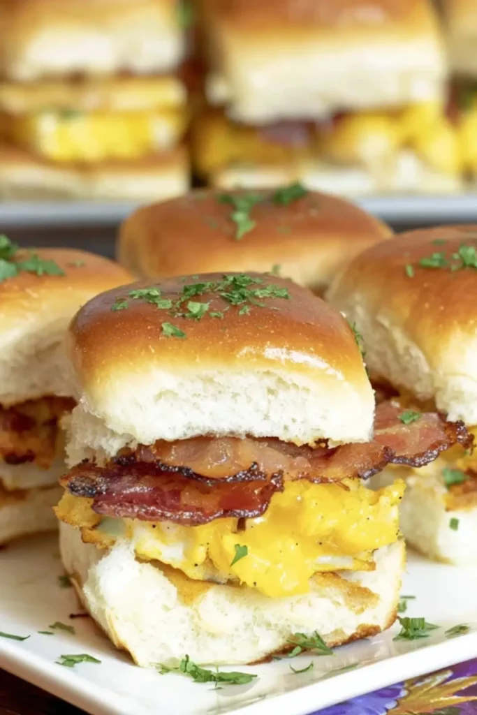 Crack Breakfast Sliders