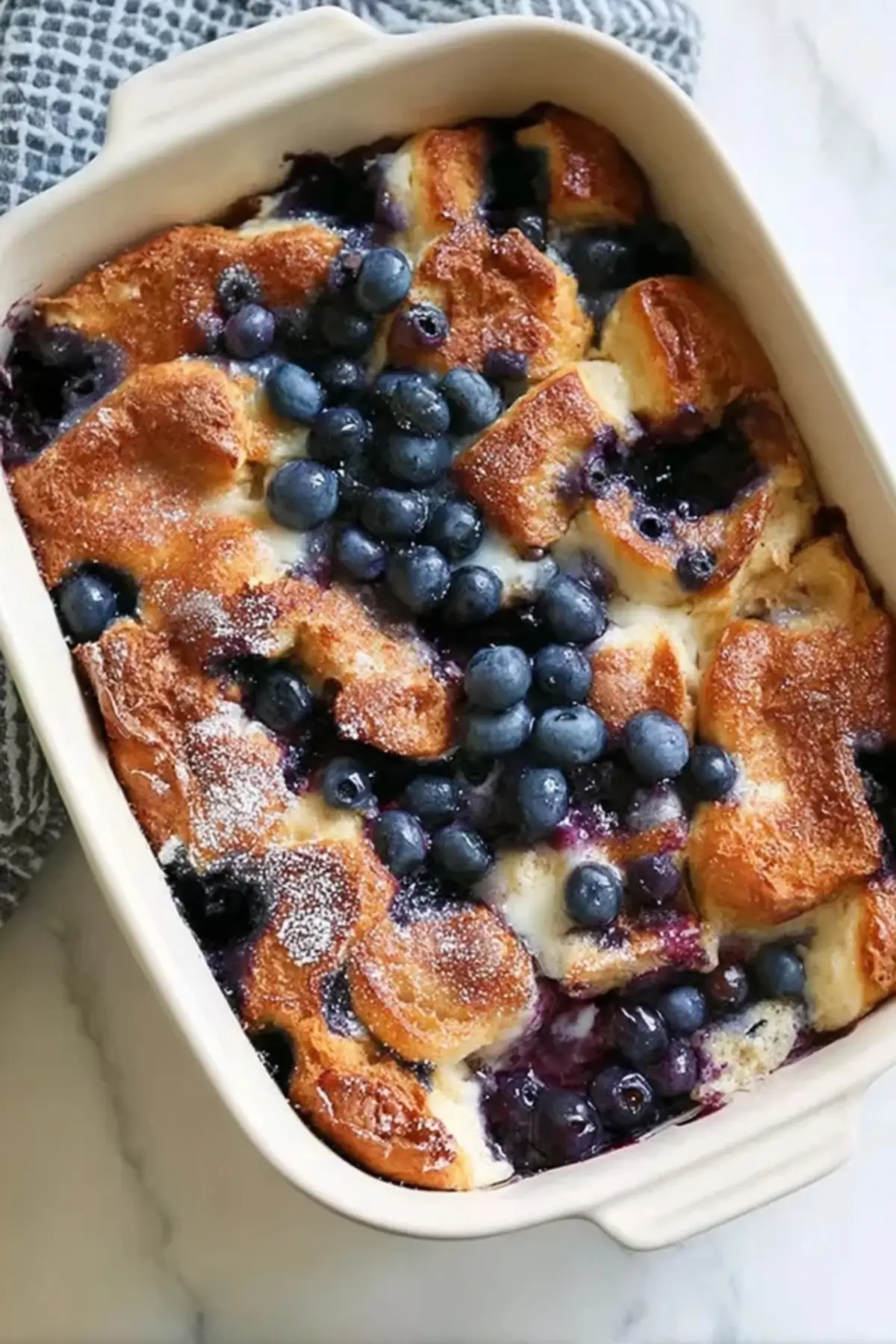 Overnight Blueberry French Toast Easy Make Ahead Recipe Cookbakeshare