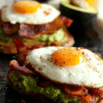 Avocado Toast with Bacon and Egg