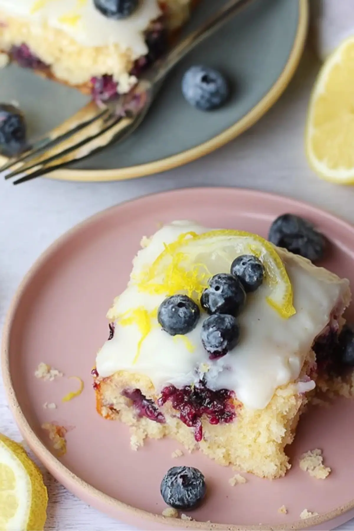 Lemon Blueberry Sheet Cake