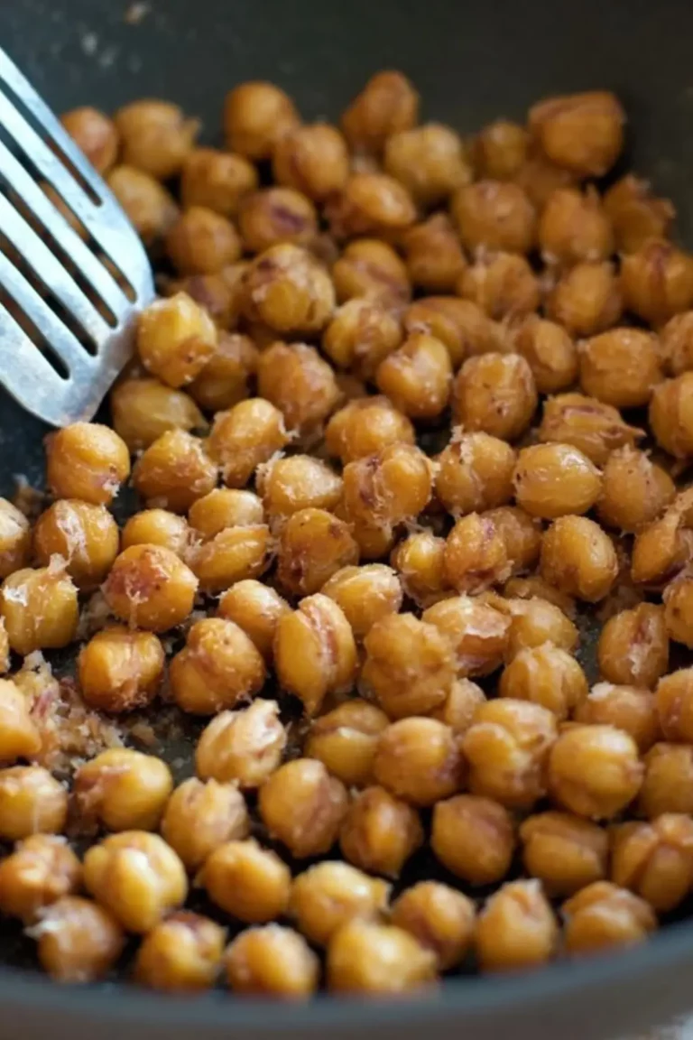 Crispy Parmesan Chickpeas