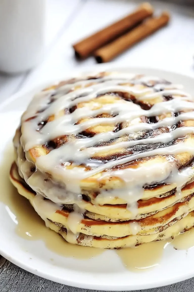 Cinnamon Roll Pancakes