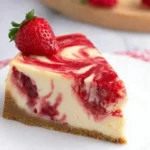Strawberry Swirl Cheesecake