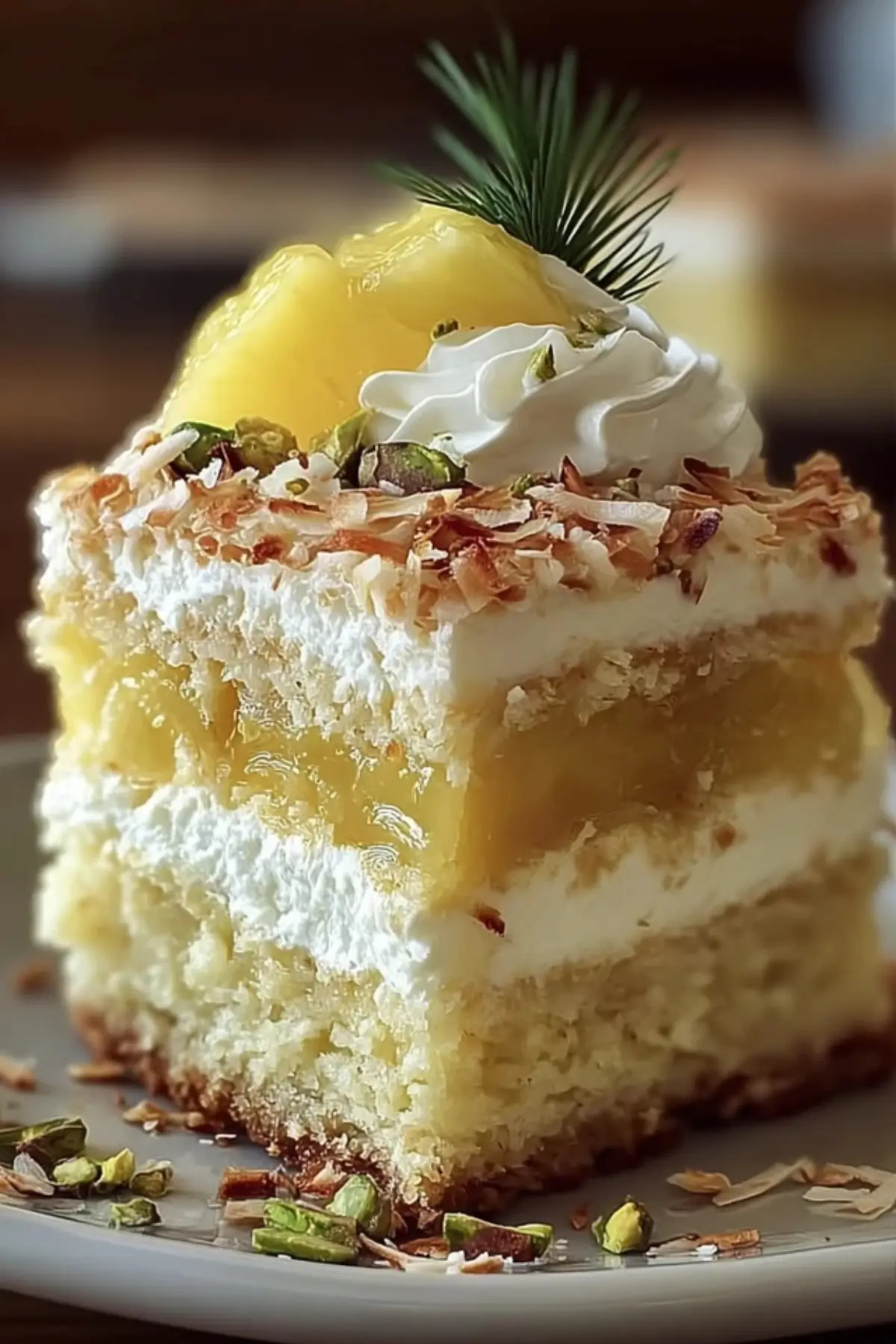 pineapple coconut dream cake
