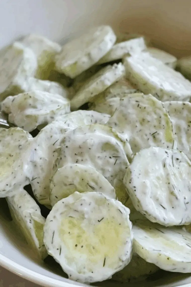 Creamy Cucumber Salad