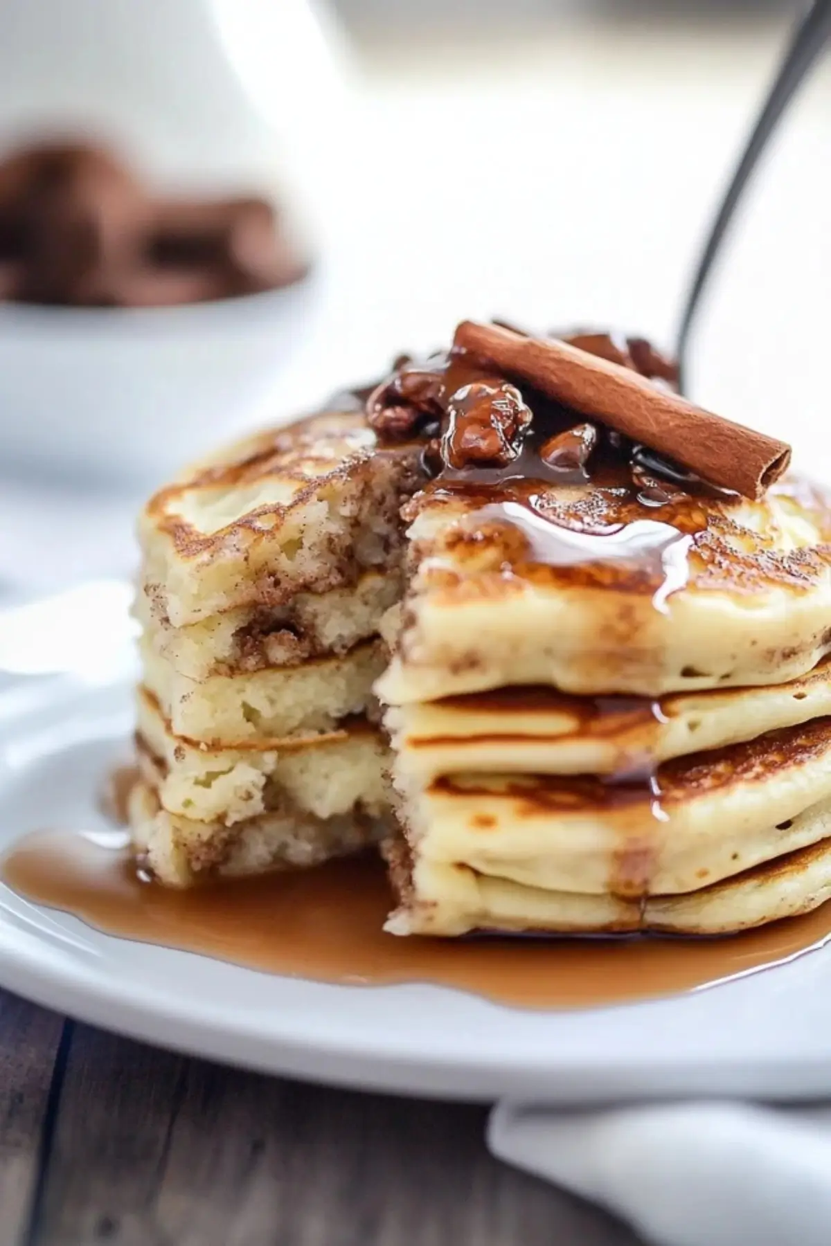 Cinnamon Roll Pancakes