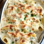 Chicken Alfredo Stuffed Shells