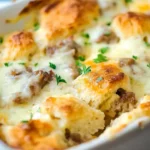 Biscuits and Gravy Casserole