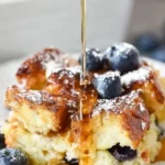Hawaiian Roll French Toast Casserole