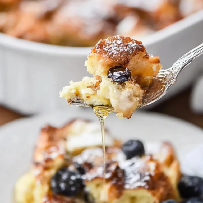 Hawaiian Roll French Toast Casserole