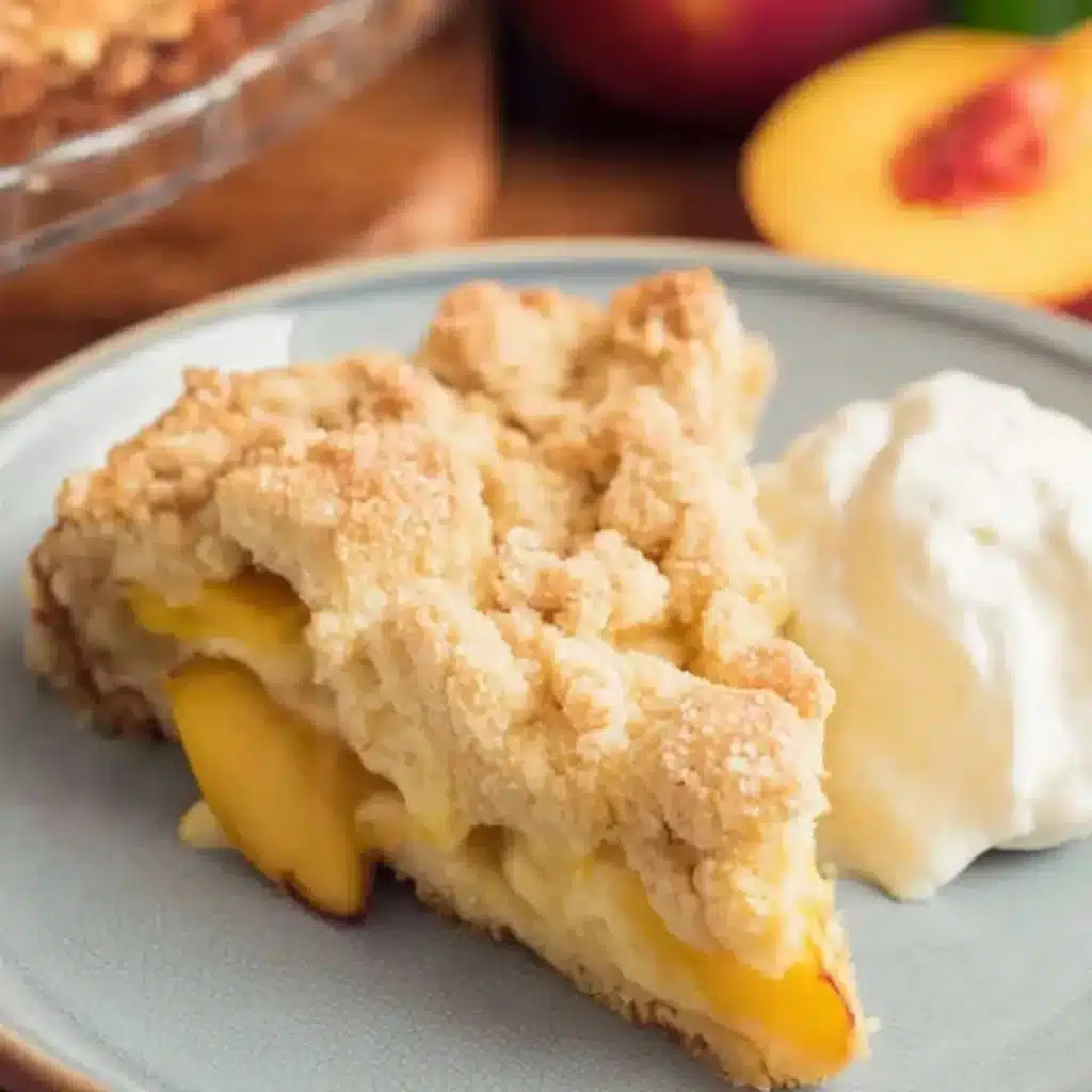 Italian Peach Crumb Cake