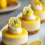 Mini Lemon Cheesecakes