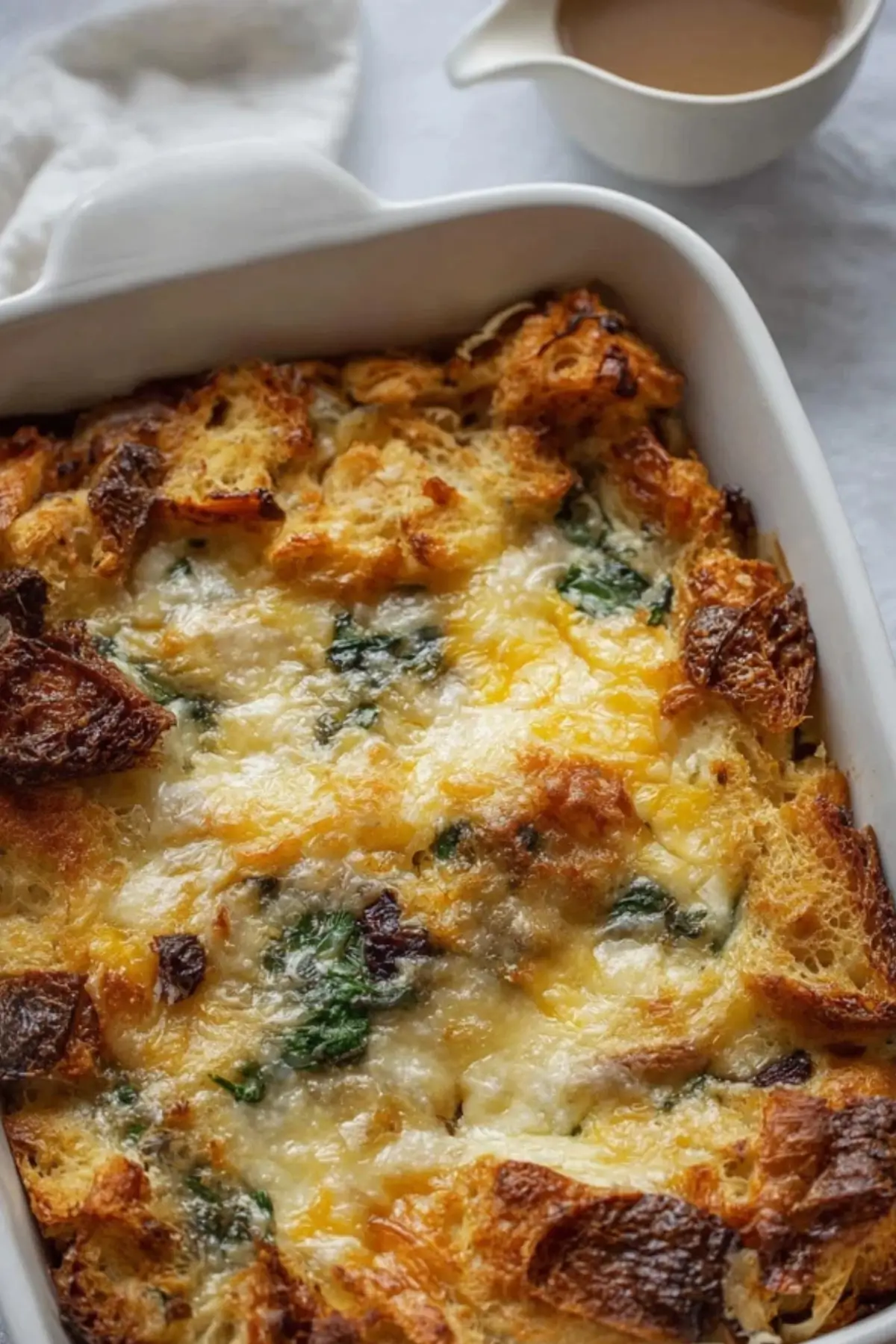 Overnight Croissant Breakfast Bake.