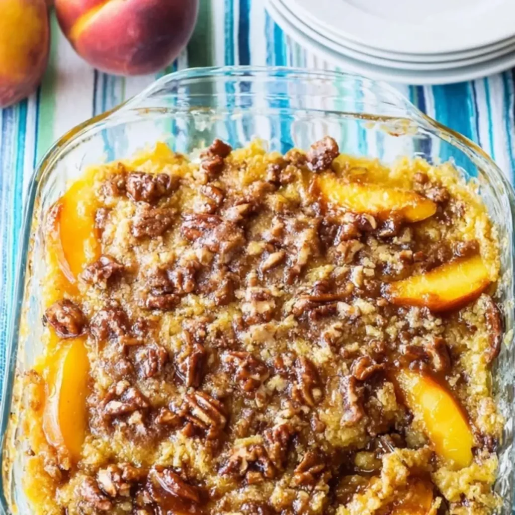 Peach Dump Cake Recipe