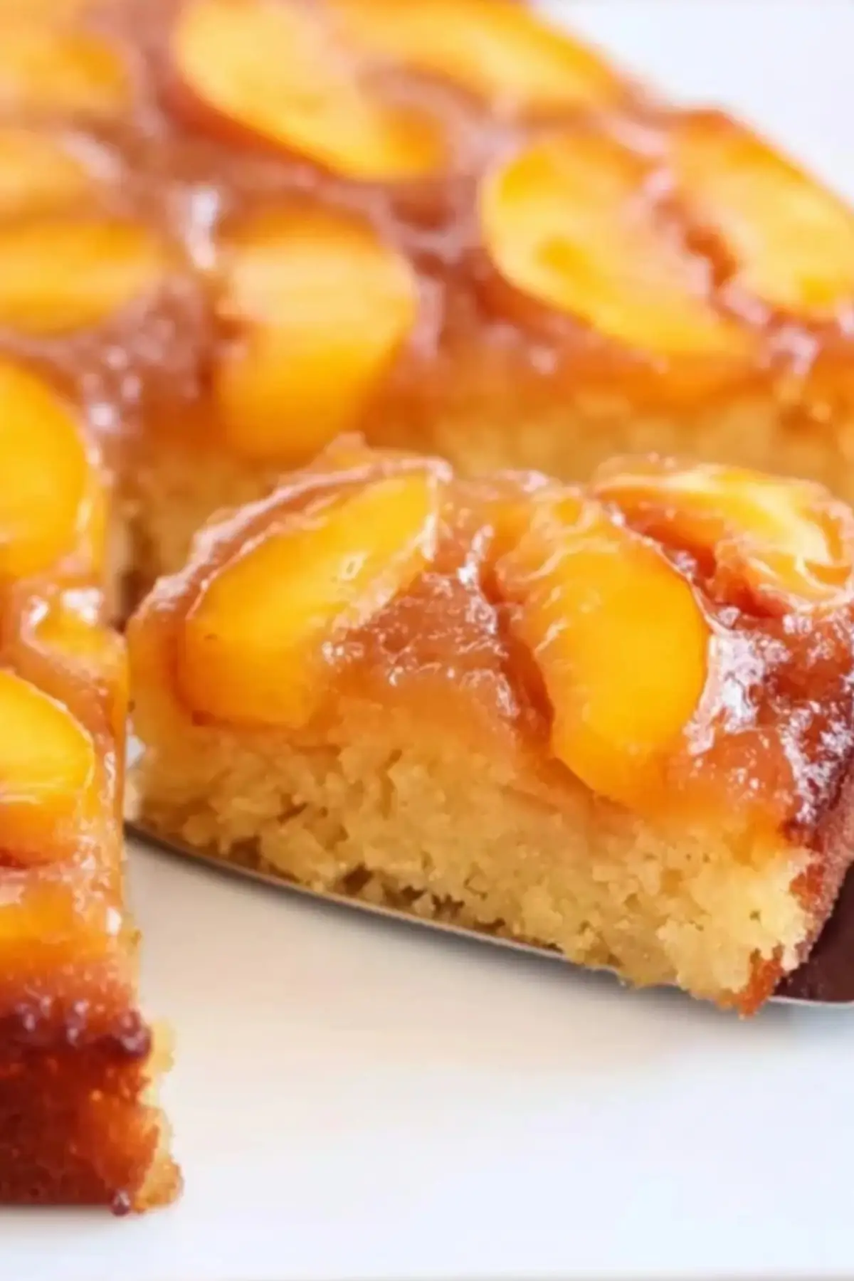 Peach Upside-Down Cake Recipe