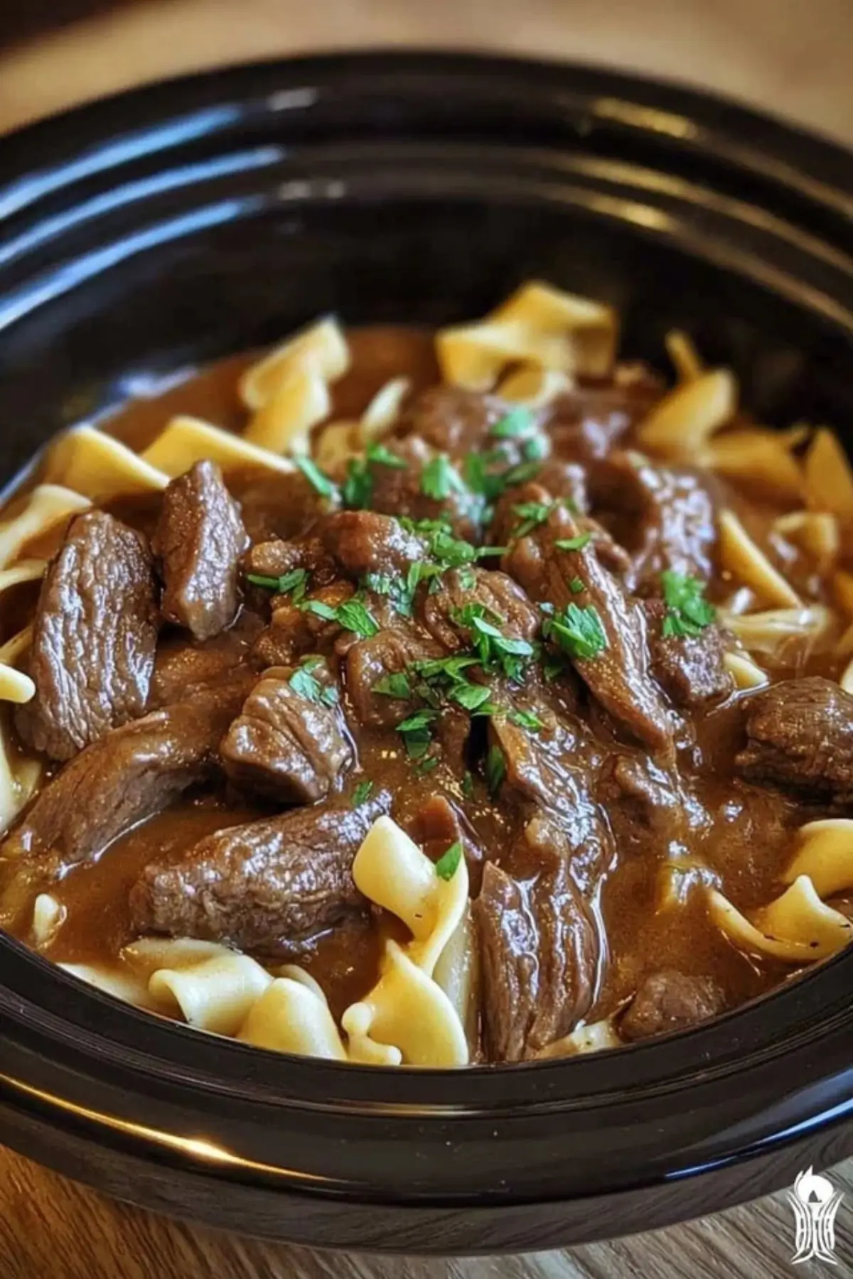 Slow Cooker Beef and Noodles