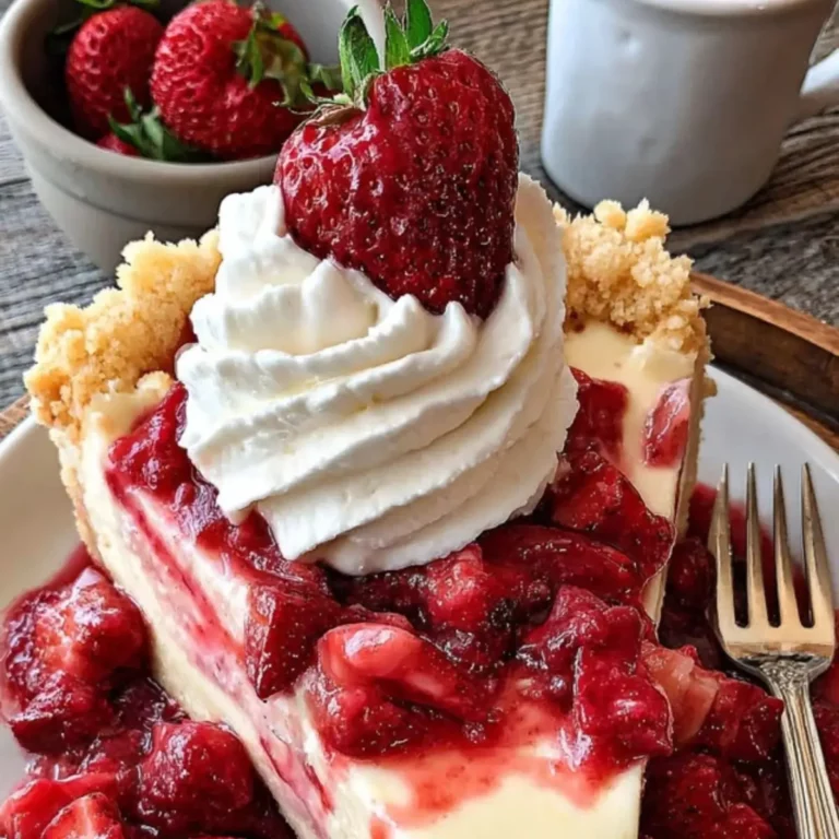 Strawberry Cheesecake Dump Cake Recipe