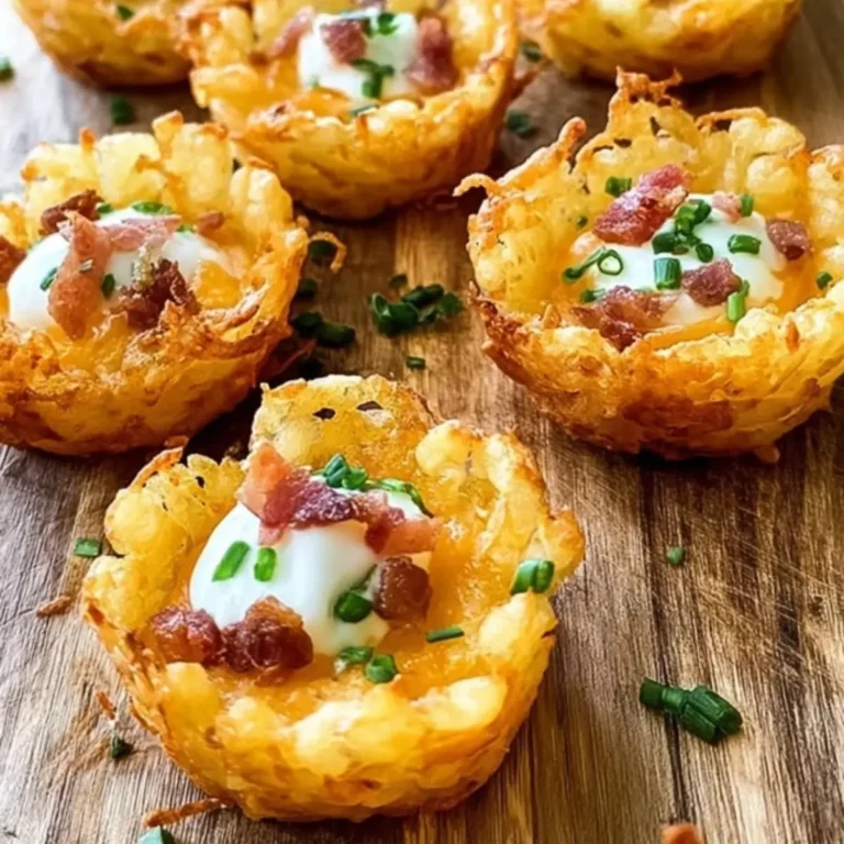 Tater Tot Appetizer Cups