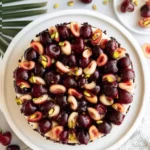 cherry pistachio cheesecake bars