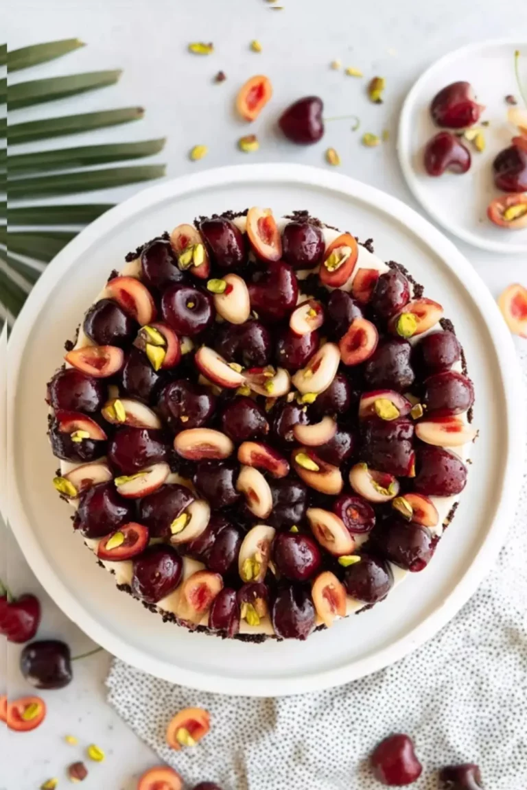 cherry pistachio cheesecake bars