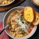 creamy parmesan italian sausage soup