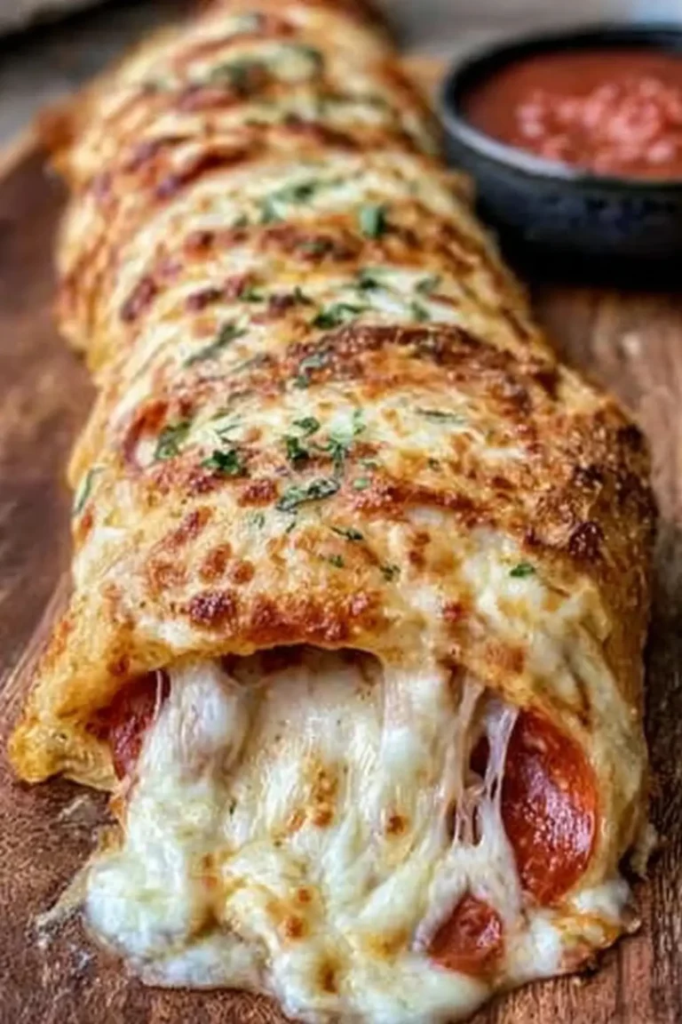 tremendous cheesy pepperoni stromboli