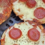 Air Fryer Bagel Pizzas