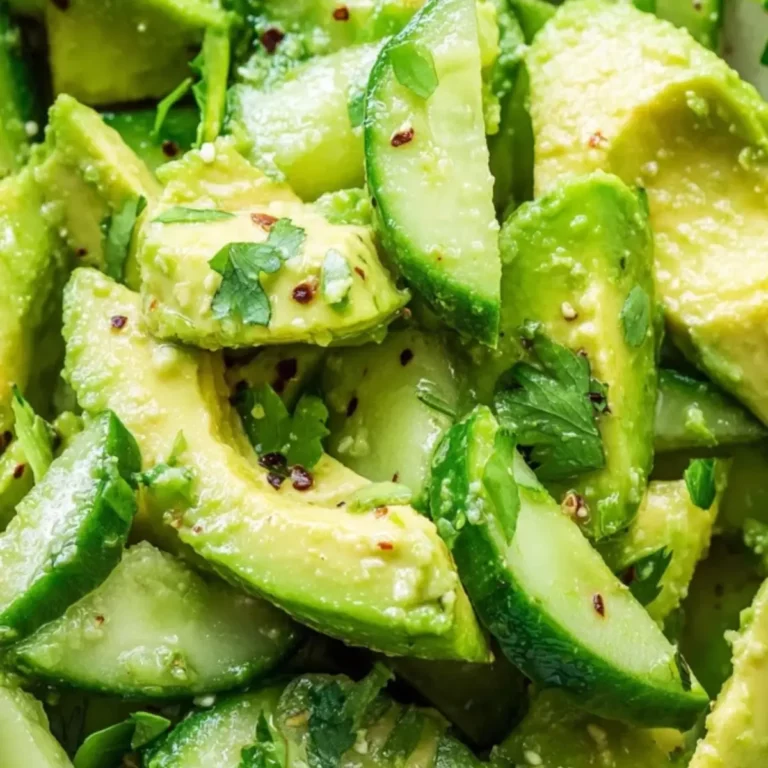Avocado Cucumber Salad