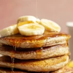 Banana Oatmeal Pancakes