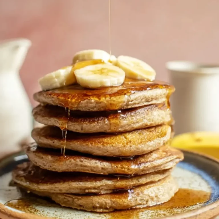 Banana Oatmeal Pancakes