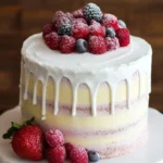 Berry Vanilla Naked Cake