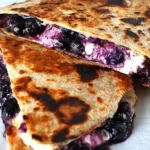 Blueberry Breakfast Quesadilla