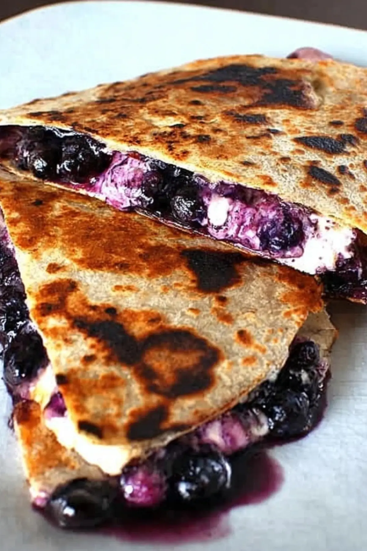 Blueberry Breakfast Quesadilla