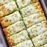 Cheesy Zucchini Breadsticks