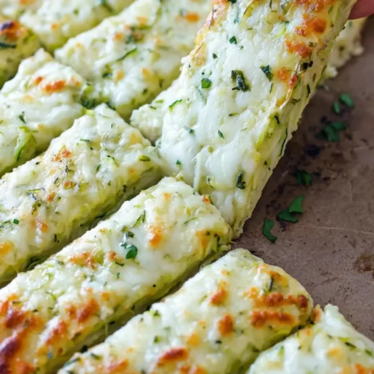 Cheesy Zucchini Breadsticks
