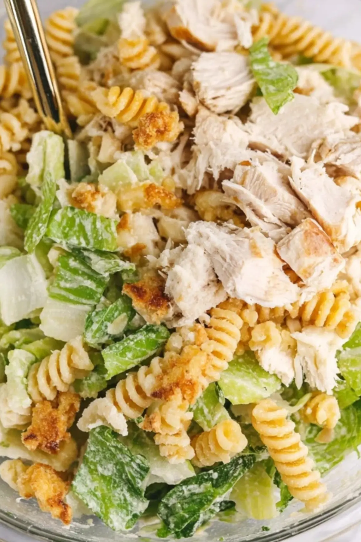 Chicken Caesar Pasta Salad