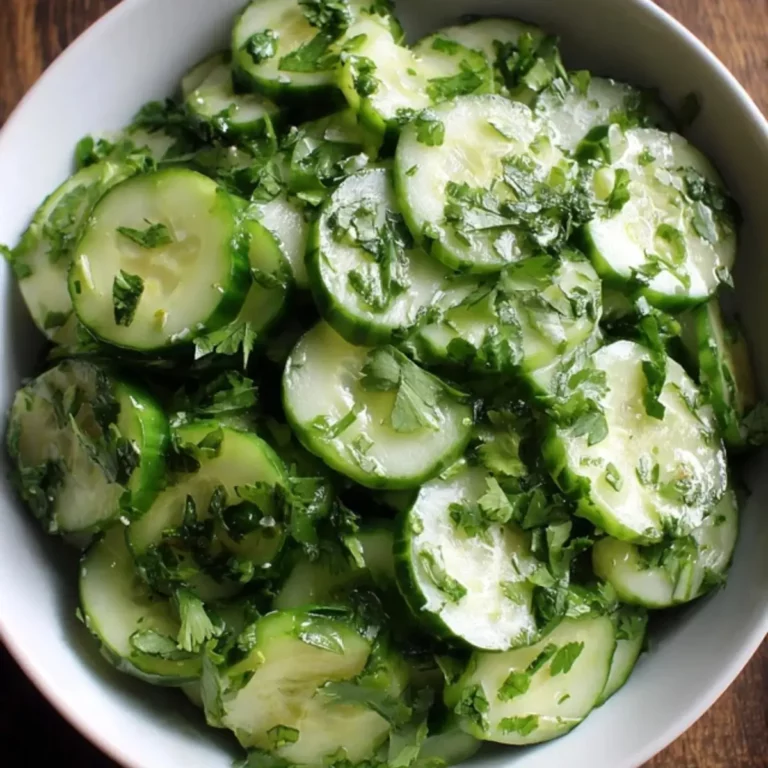 Cilantro Lime Cucumber Salad