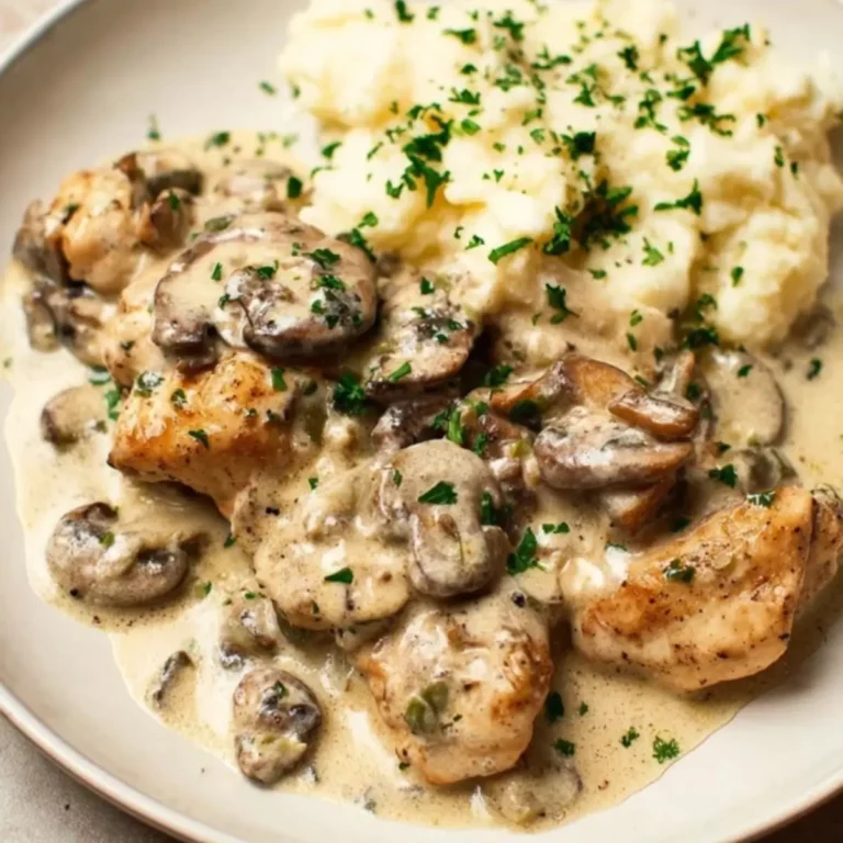 Creamy Chicken Stroganoff
