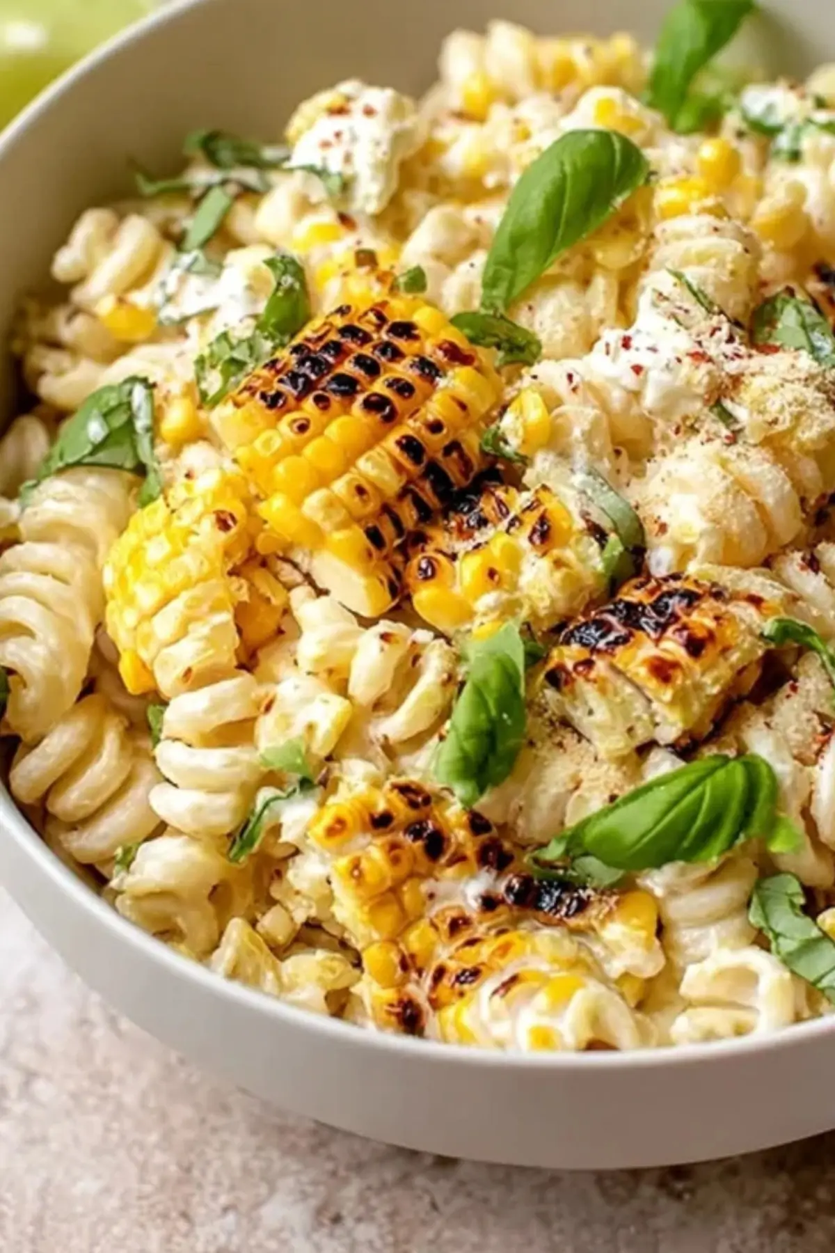 Creamy Street Corn Pasta Salad