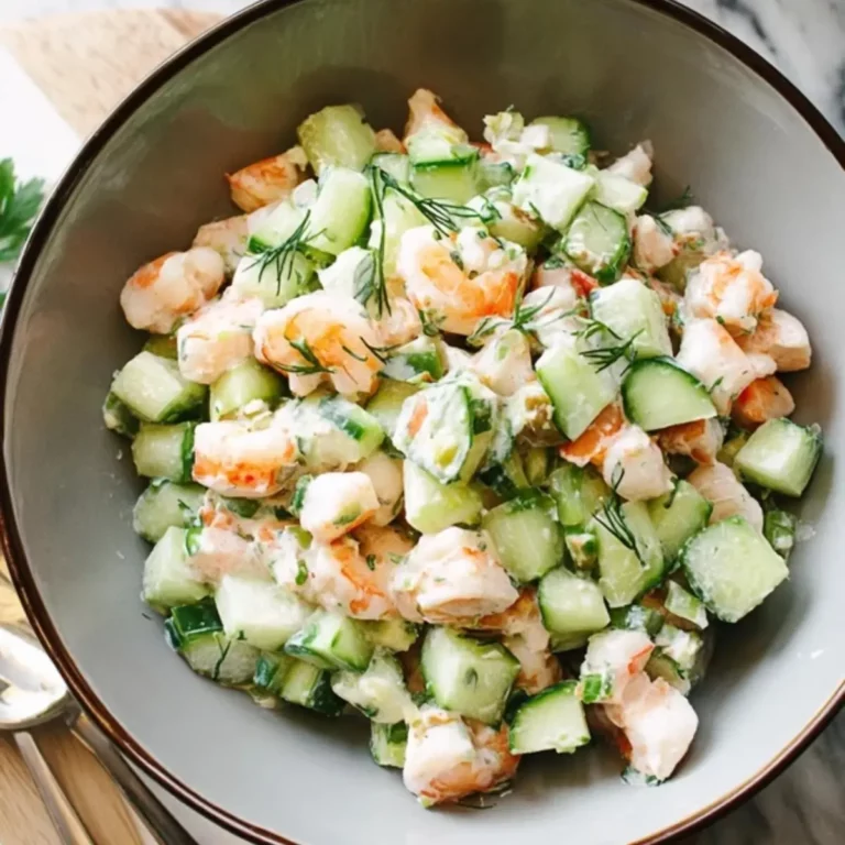 Cucumber Shrimp Salad
