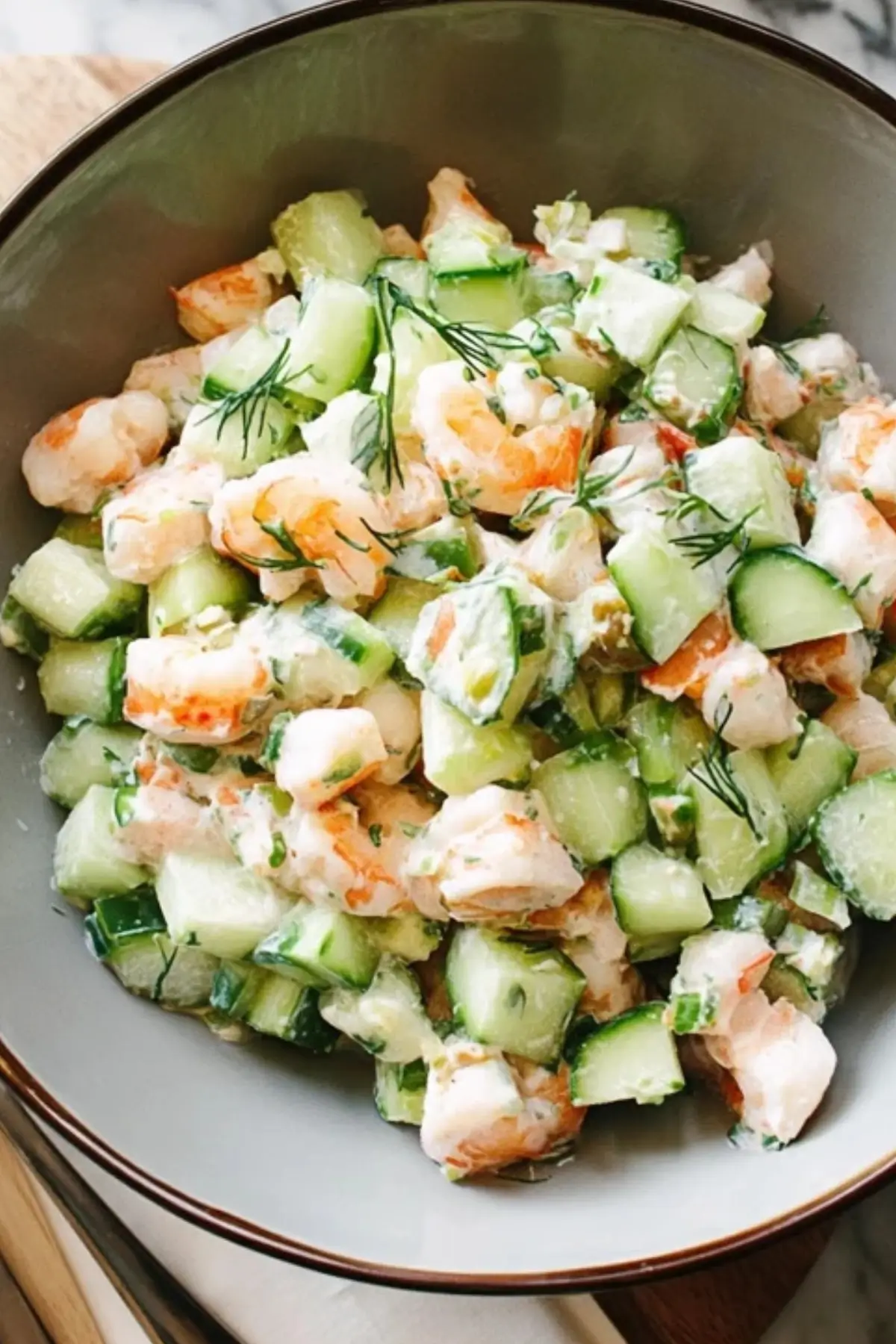 Cucumber Shrimp Salad
