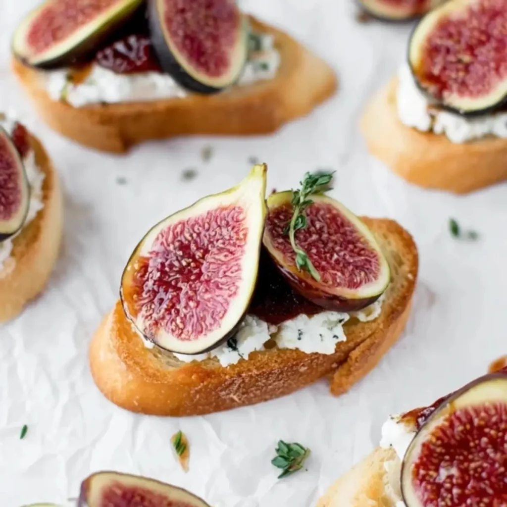 Fig and Goat Cheese Crostini